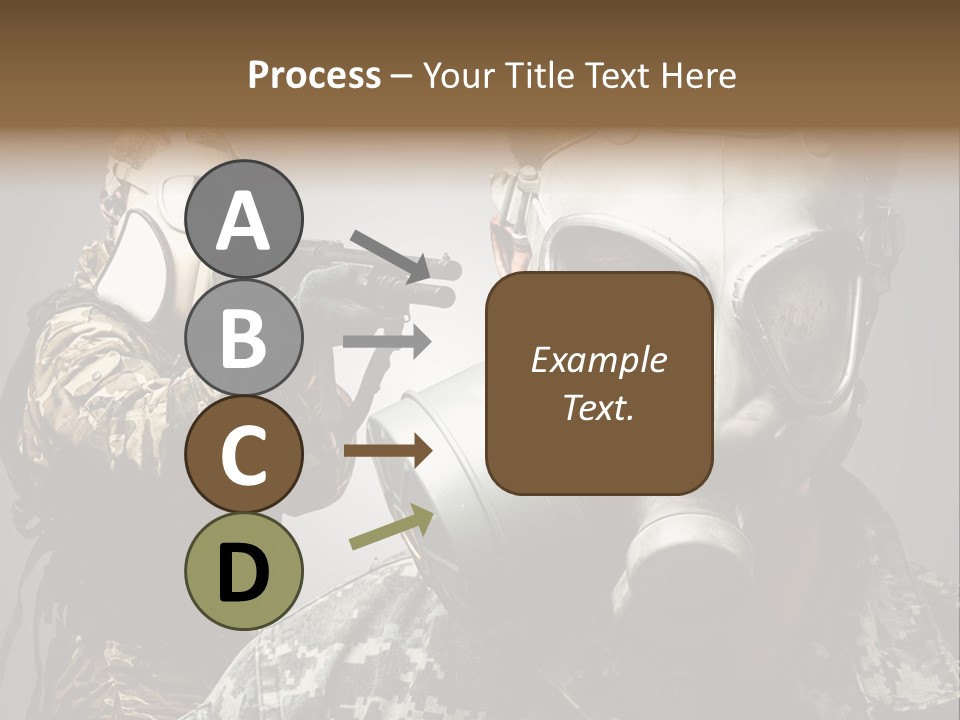 Gun Man Armed PowerPoint Template