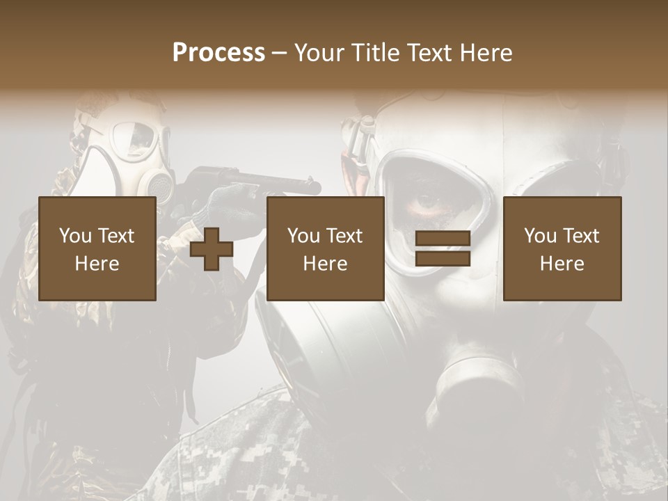 Gun Man Armed PowerPoint Template