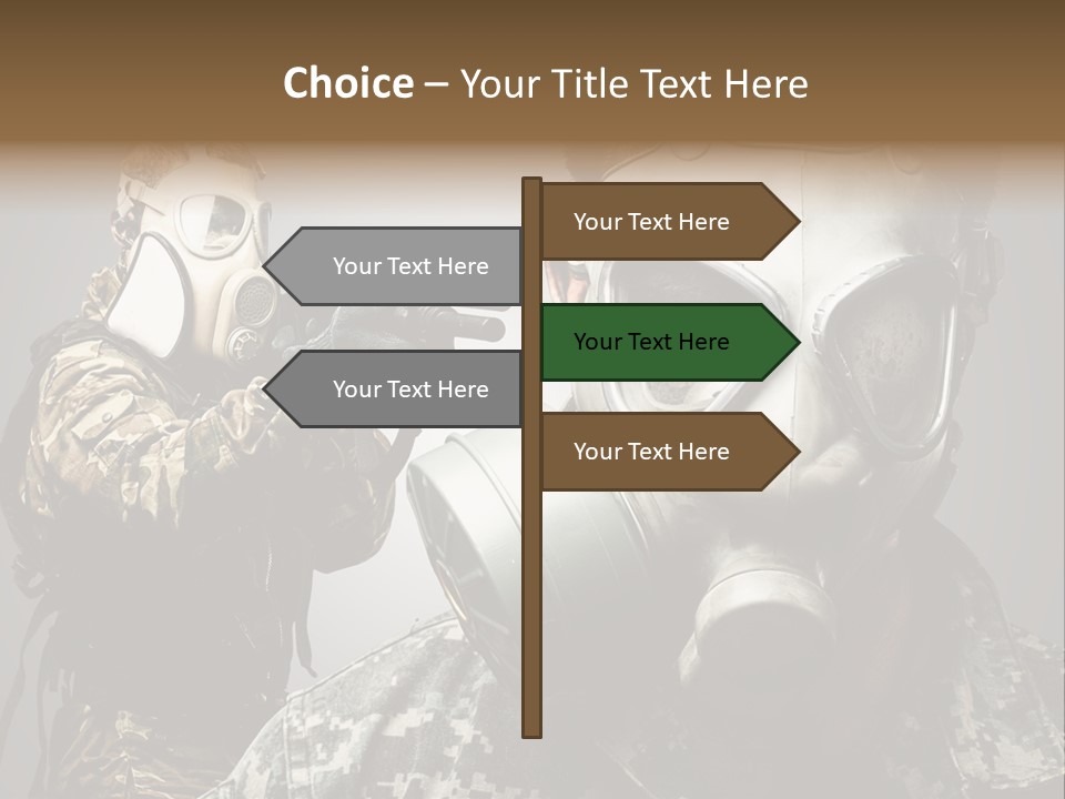 Gun Man Armed PowerPoint Template