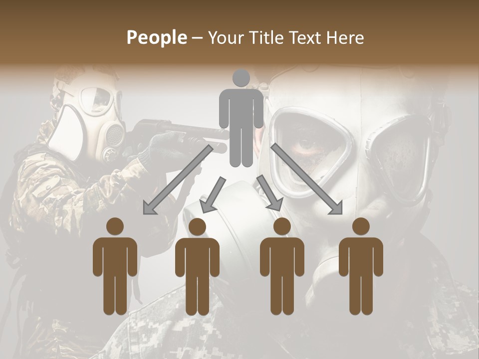 Gun Man Armed PowerPoint Template