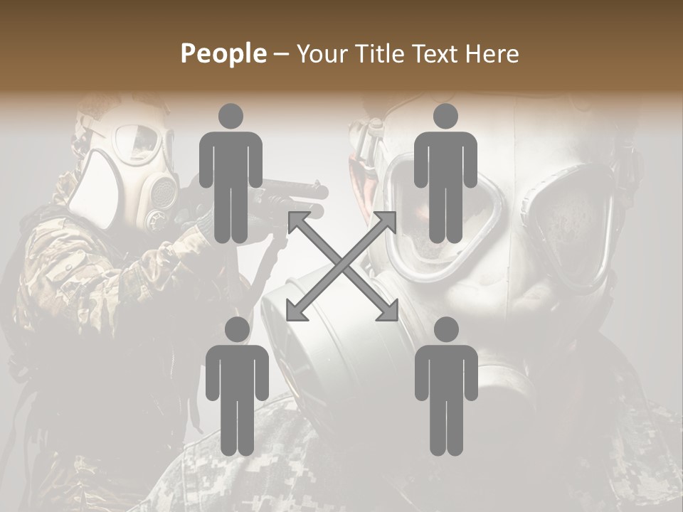 Gun Man Armed PowerPoint Template