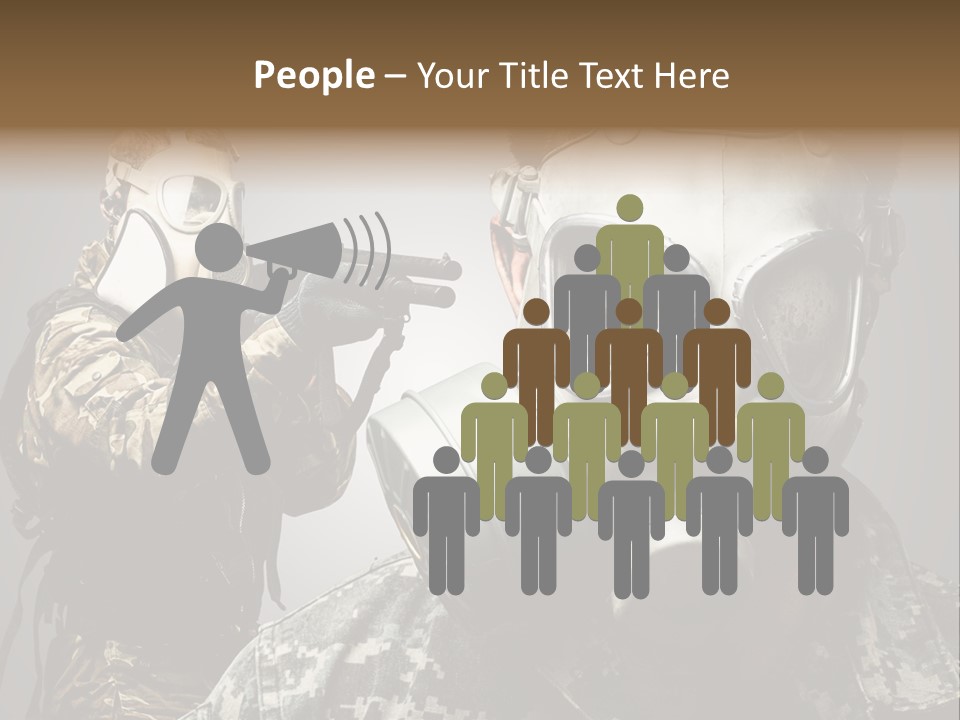 Gun Man Armed PowerPoint Template