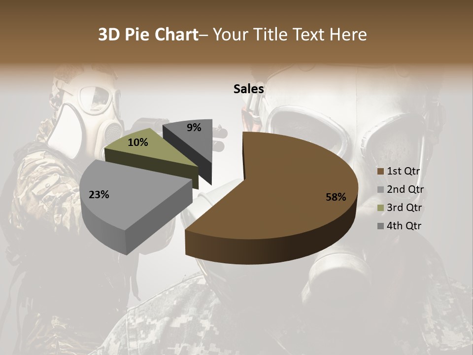 Gun Man Armed PowerPoint Template