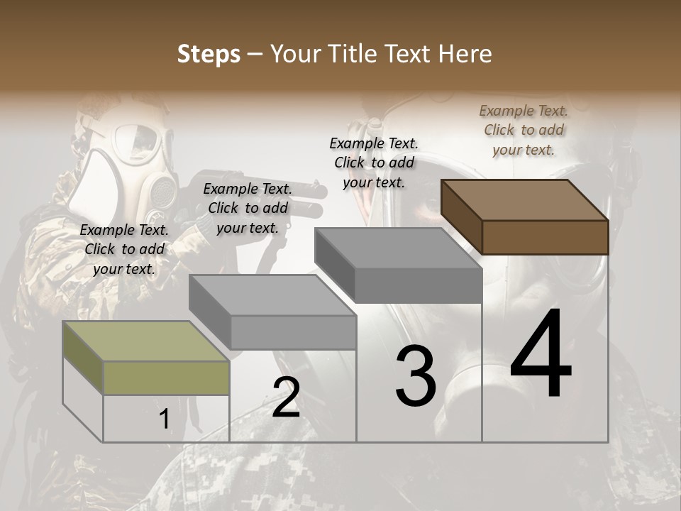 Gun Man Armed PowerPoint Template