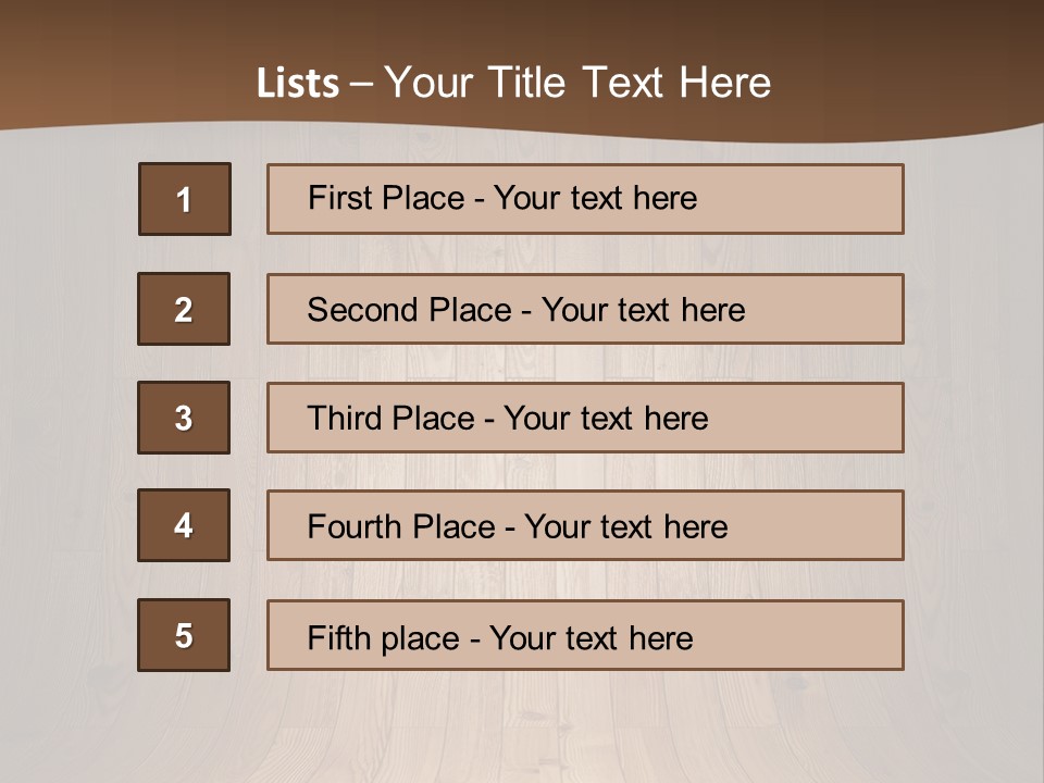 Board View Presentation PowerPoint Template