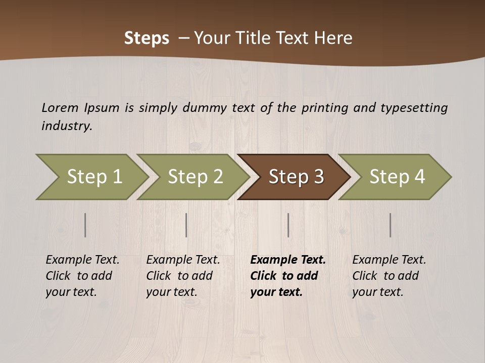 Board View Presentation PowerPoint Template