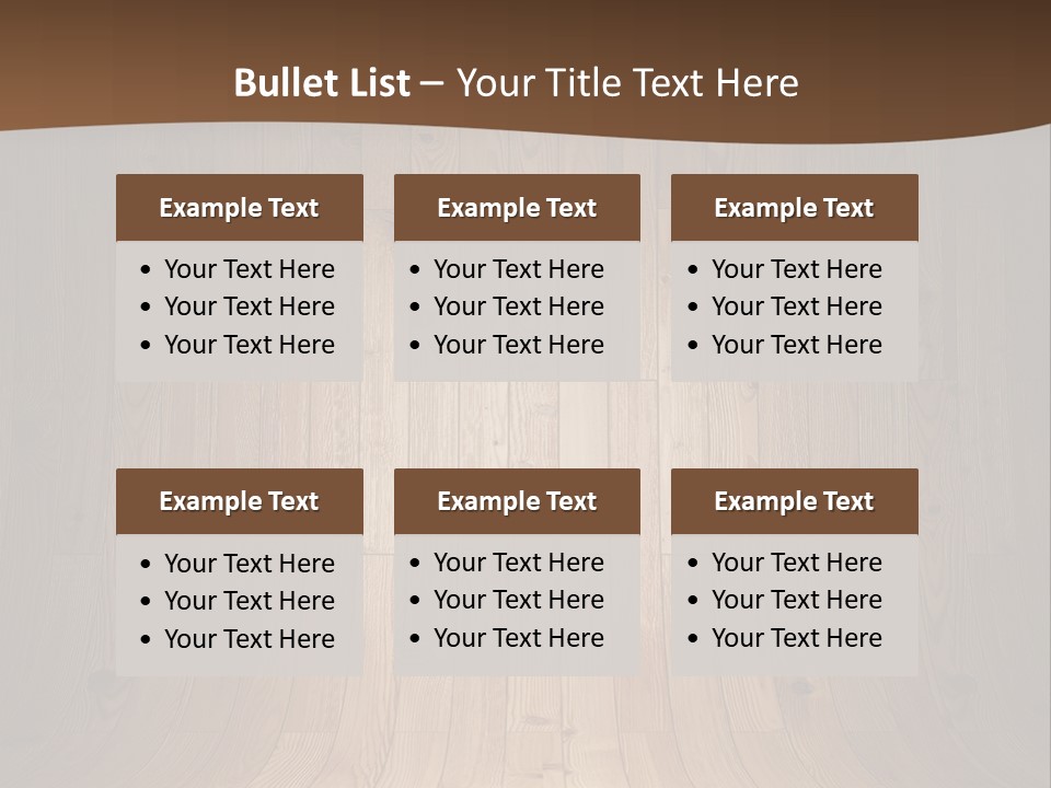 Board View Presentation PowerPoint Template
