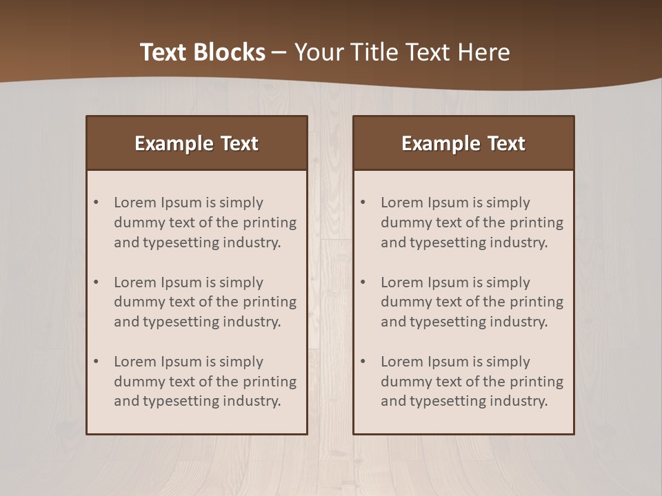 Board View Presentation PowerPoint Template
