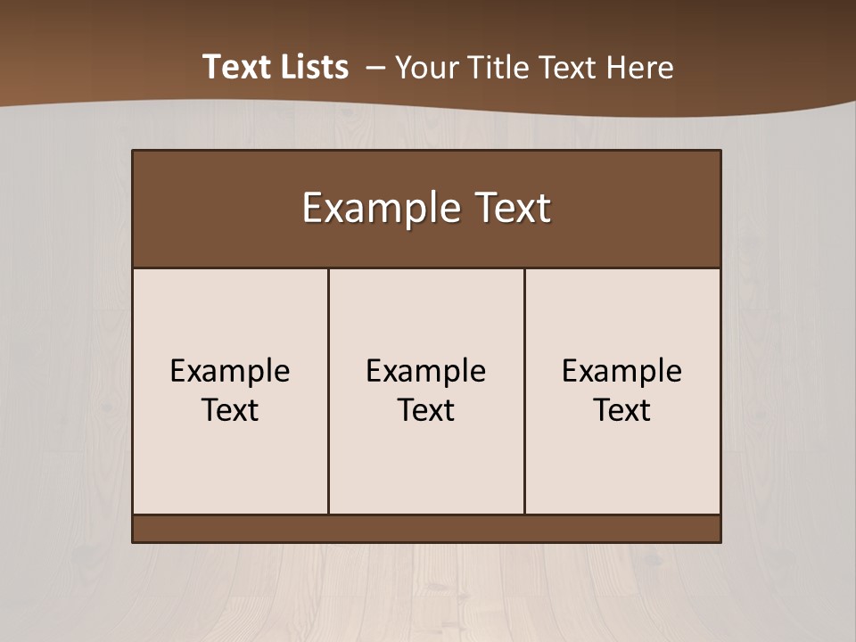 Board View Presentation PowerPoint Template