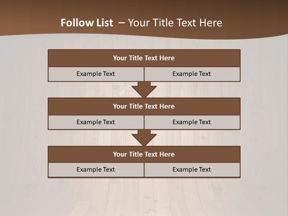Board View Presentation PowerPoint Template
