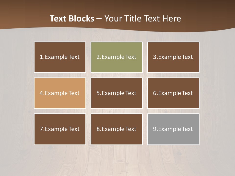 Board View Presentation PowerPoint Template