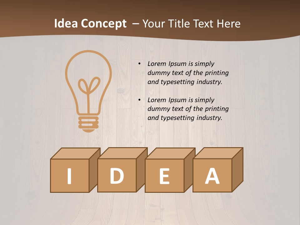 Board View Presentation PowerPoint Template