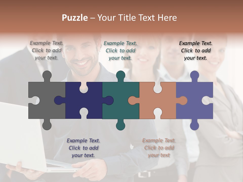 Holding Professional Business PowerPoint Template
