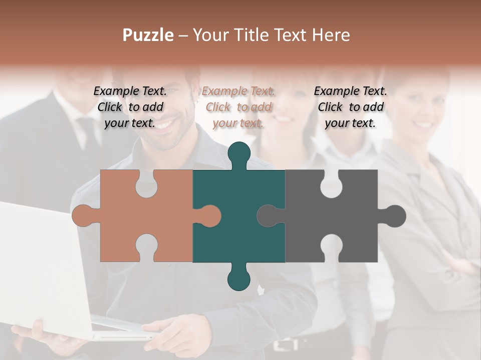 Holding Professional Business PowerPoint Template