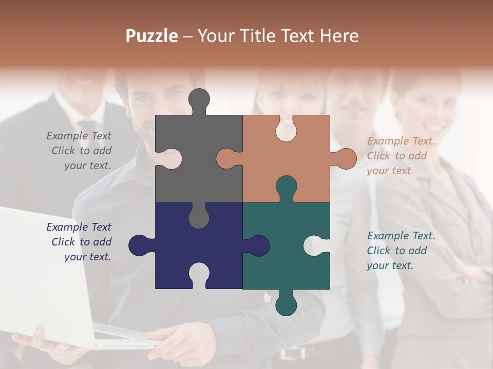 Holding Professional Business PowerPoint Template