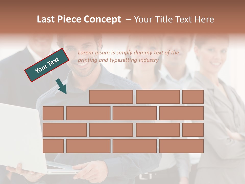 Holding Professional Business PowerPoint Template