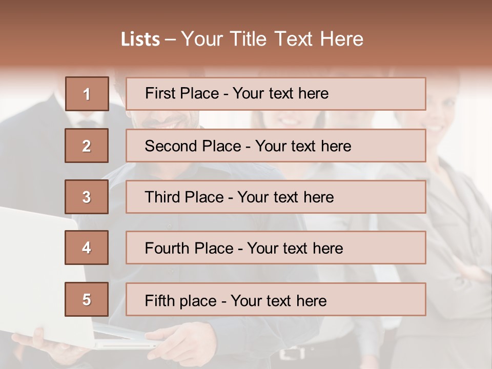 Holding Professional Business PowerPoint Template
