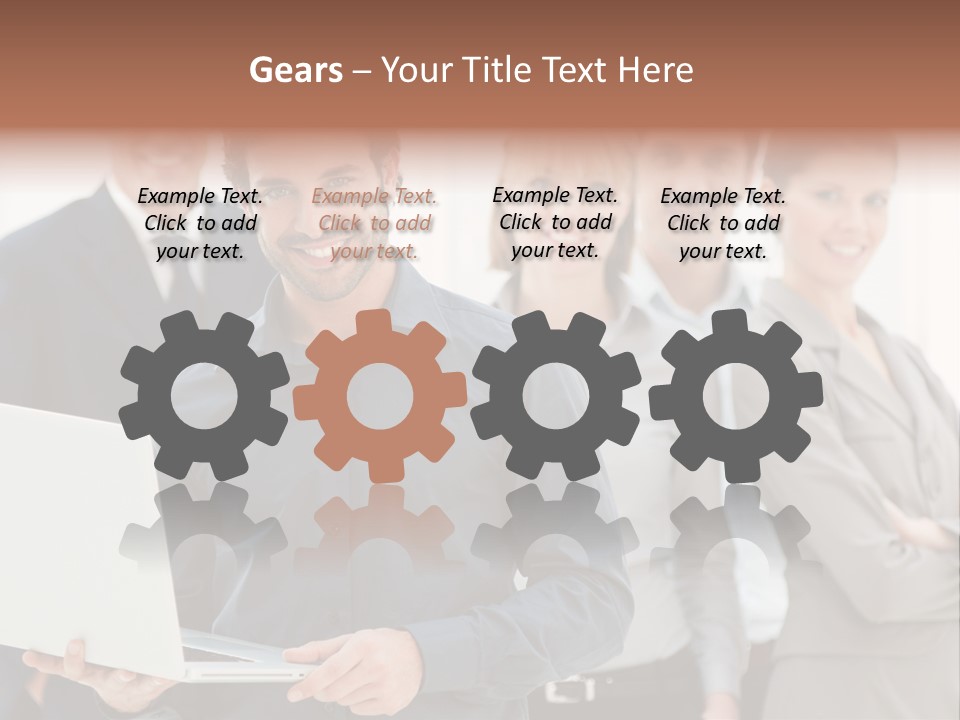 Holding Professional Business PowerPoint Template