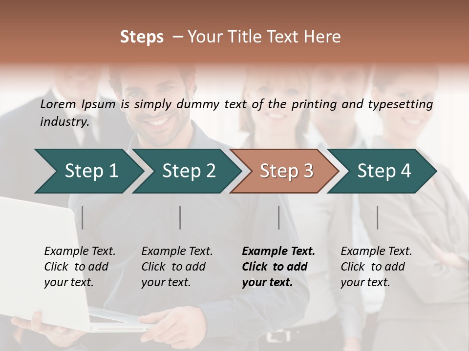 Holding Professional Business PowerPoint Template