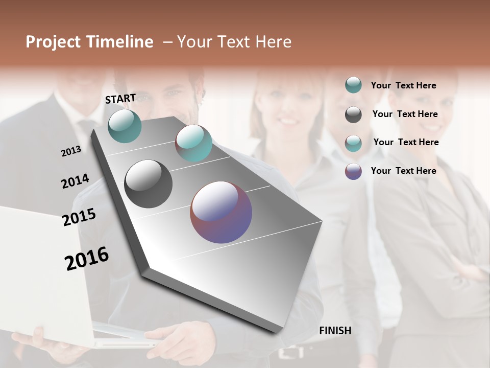 Holding Professional Business PowerPoint Template
