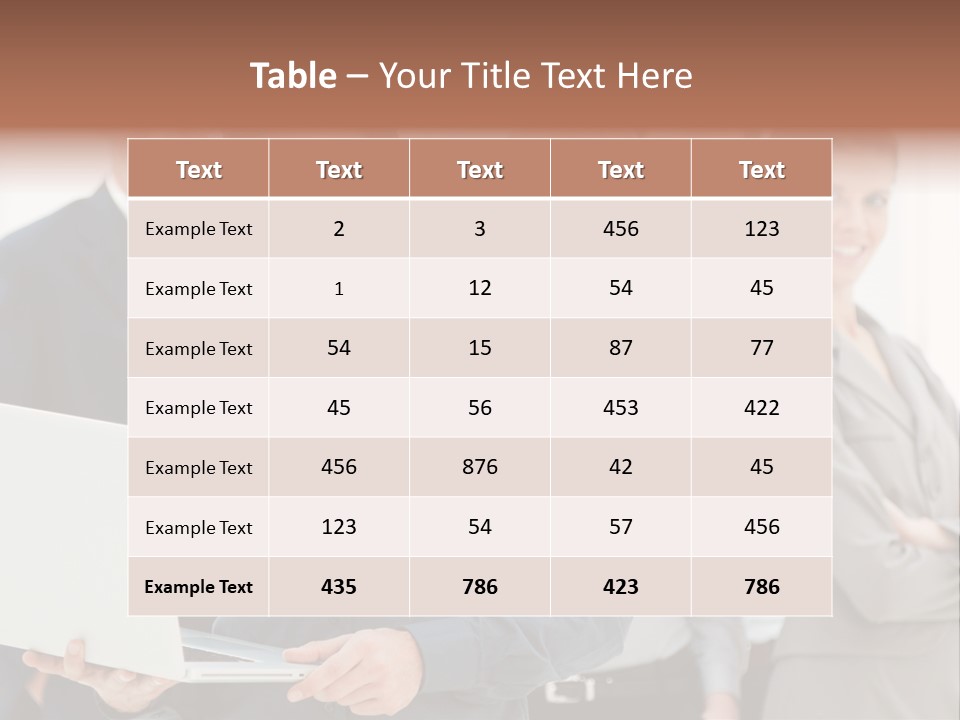 Holding Professional Business PowerPoint Template