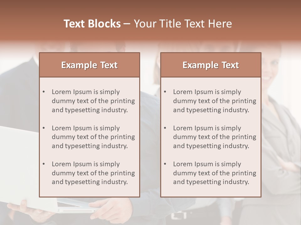 Holding Professional Business PowerPoint Template