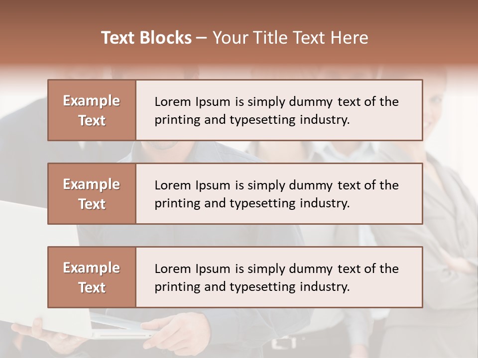 Holding Professional Business PowerPoint Template