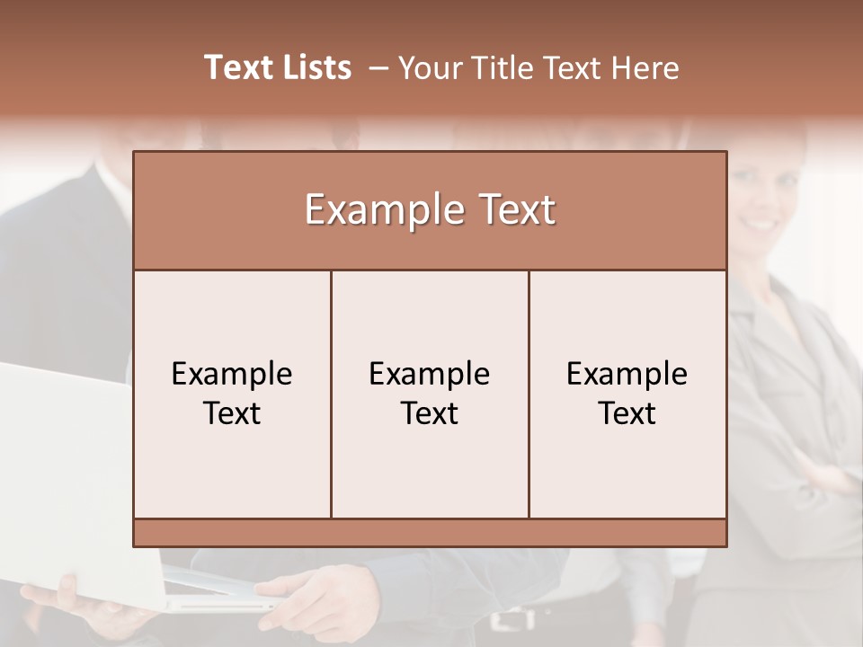 Holding Professional Business PowerPoint Template