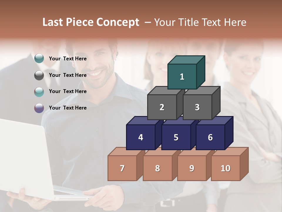 Holding Professional Business PowerPoint Template