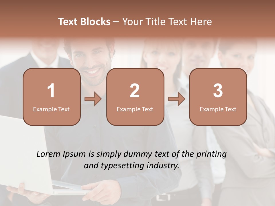 Holding Professional Business PowerPoint Template