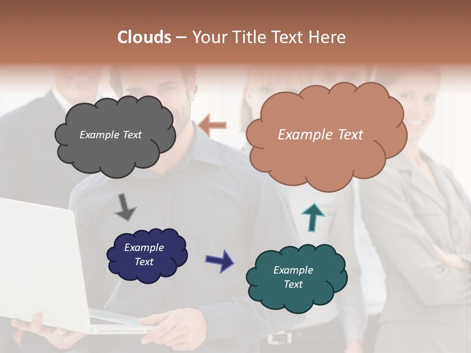 Holding Professional Business PowerPoint Template