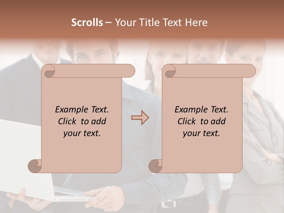 Holding Professional Business PowerPoint Template