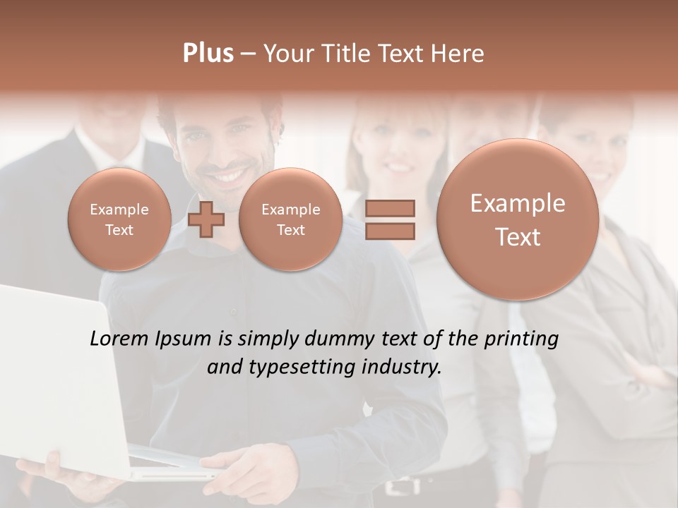 Holding Professional Business PowerPoint Template