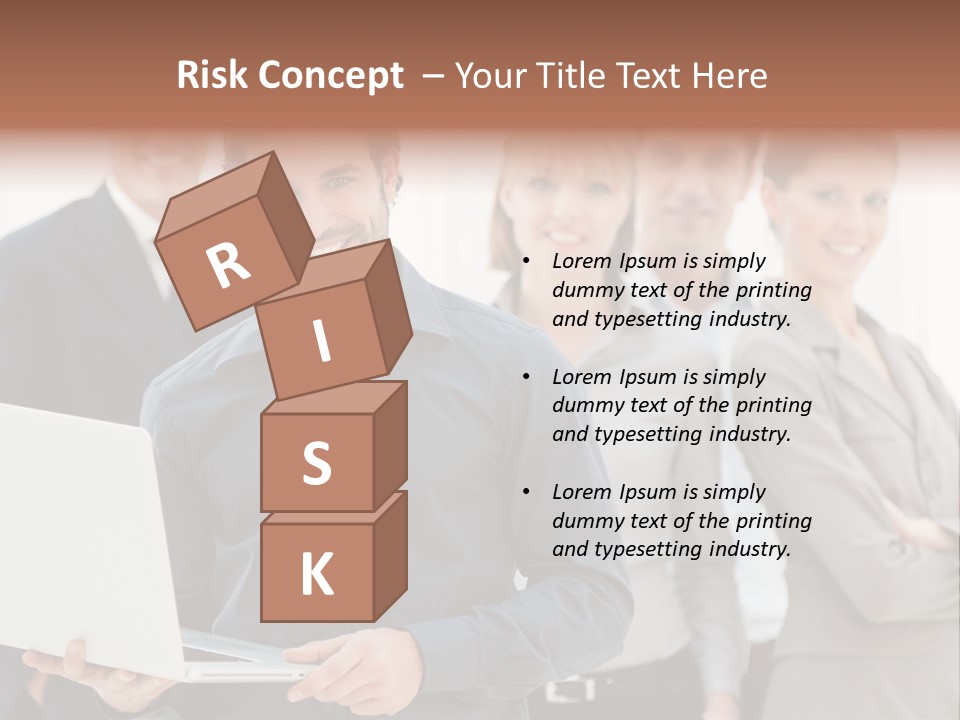 Holding Professional Business PowerPoint Template