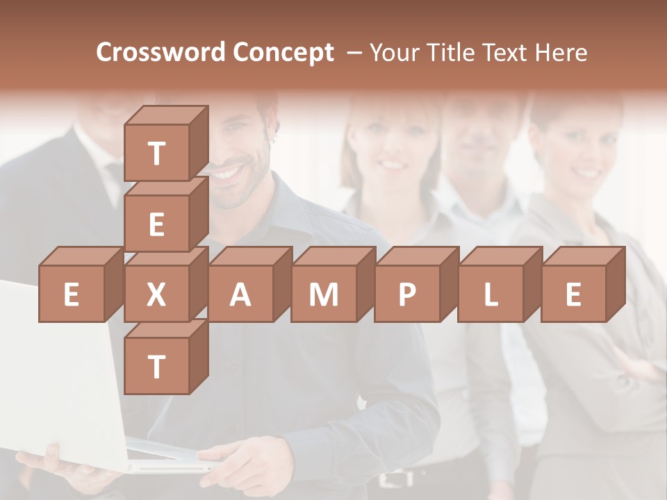 Holding Professional Business PowerPoint Template
