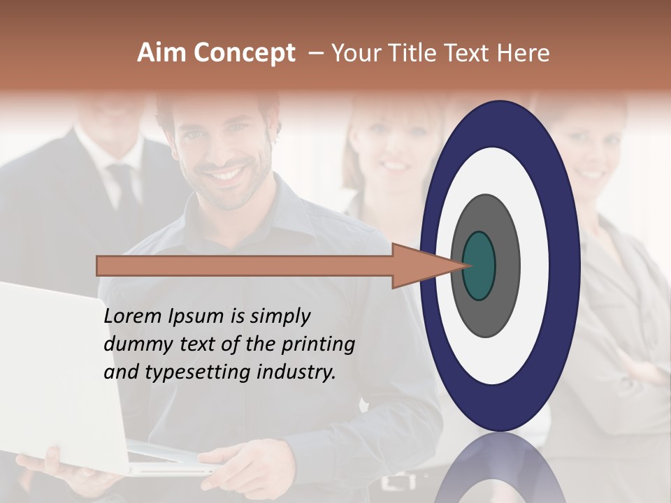 Holding Professional Business PowerPoint Template