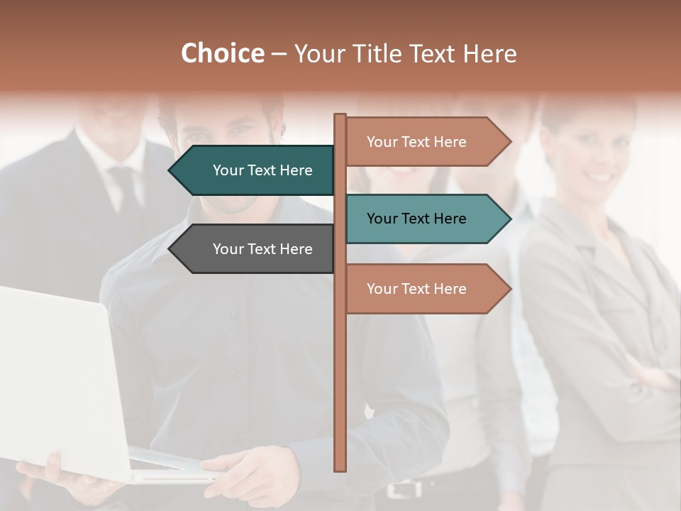 Holding Professional Business PowerPoint Template