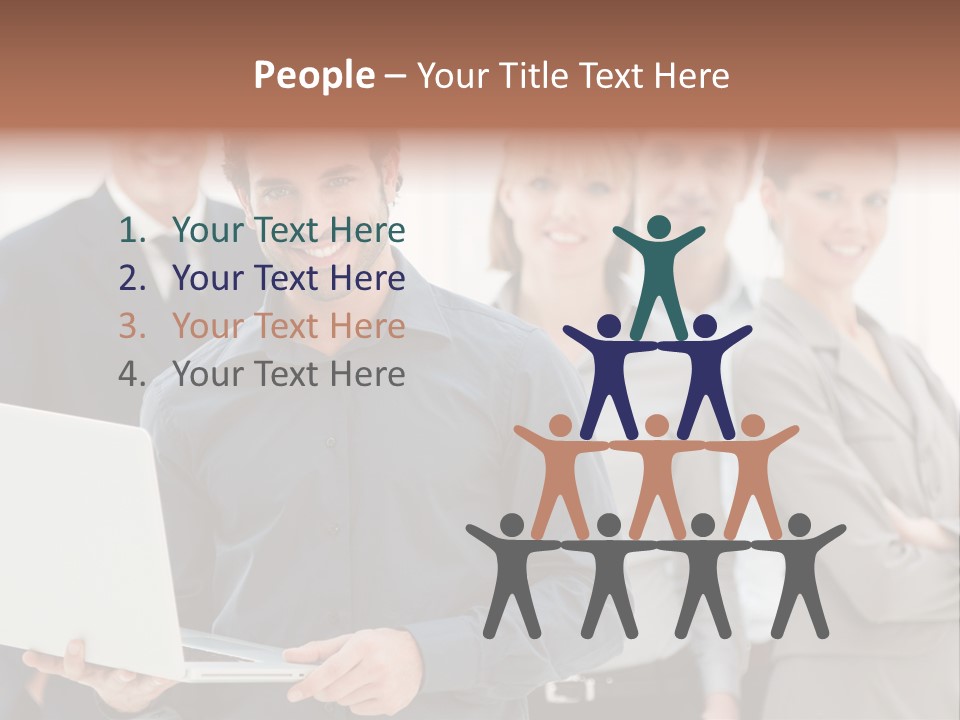 Holding Professional Business PowerPoint Template