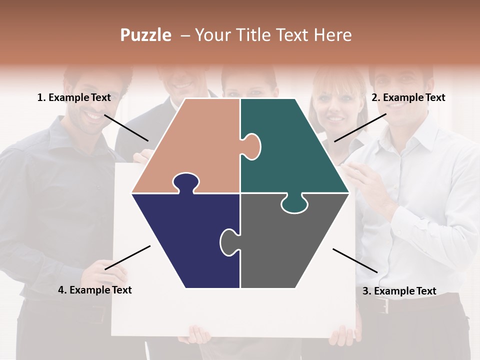 Banner Work Placard PowerPoint Template