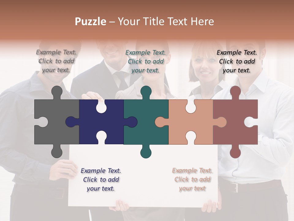 Banner Work Placard PowerPoint Template