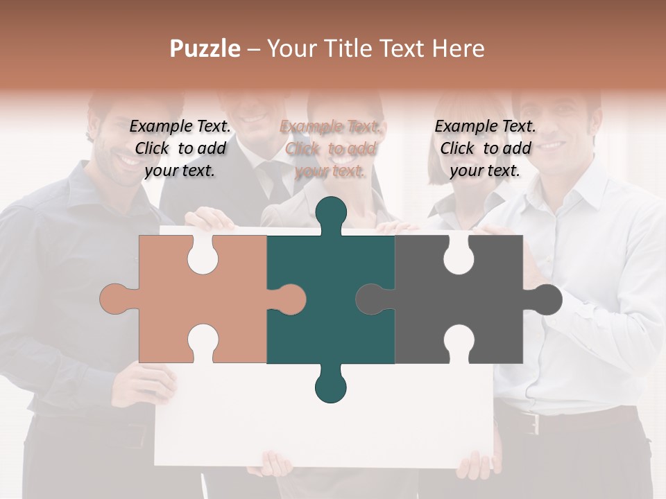 Banner Work Placard PowerPoint Template