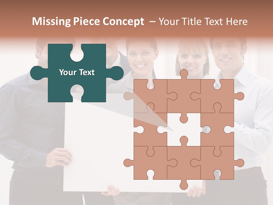 Banner Work Placard PowerPoint Template