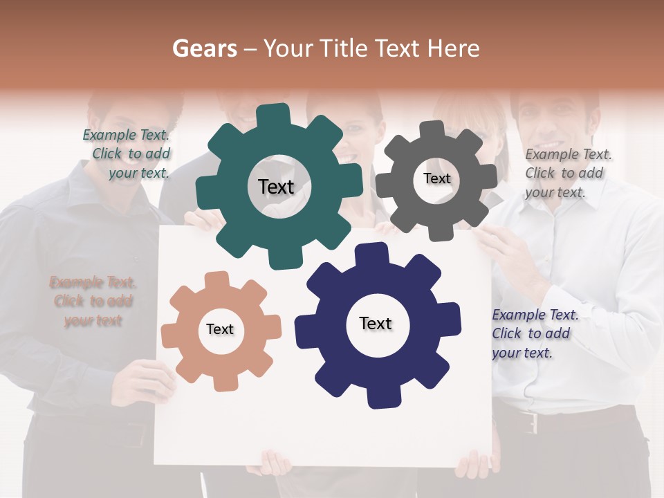 Banner Work Placard PowerPoint Template