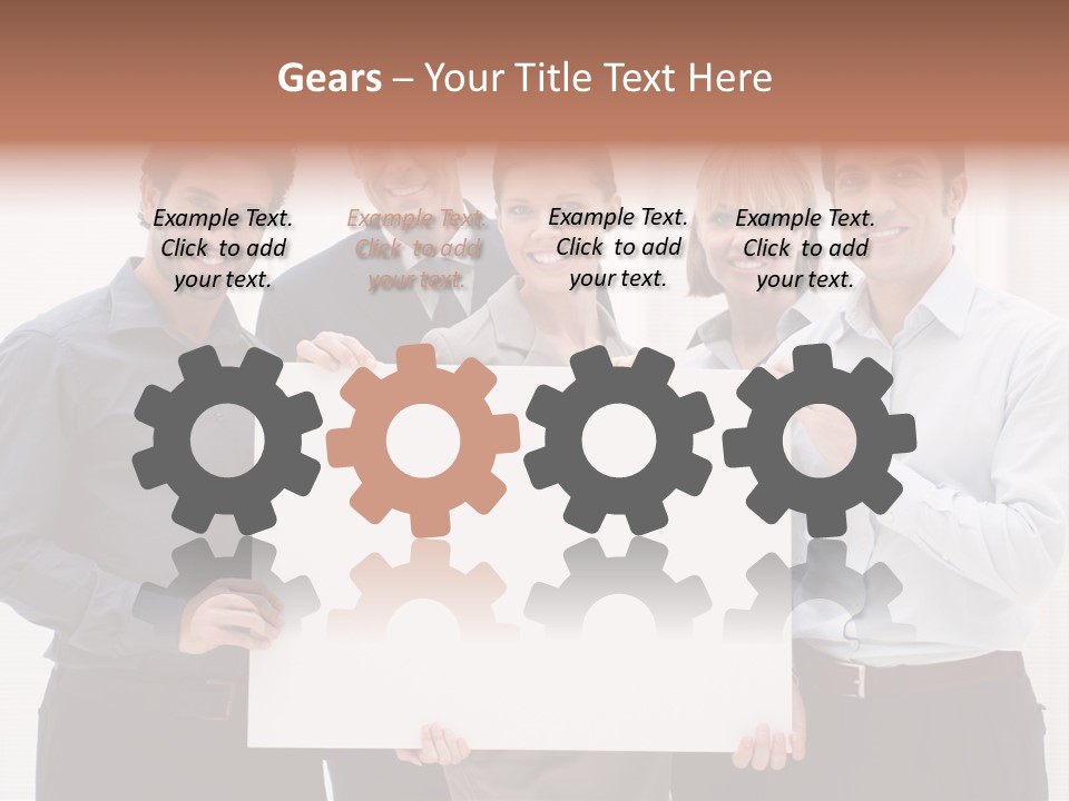 Banner Work Placard PowerPoint Template