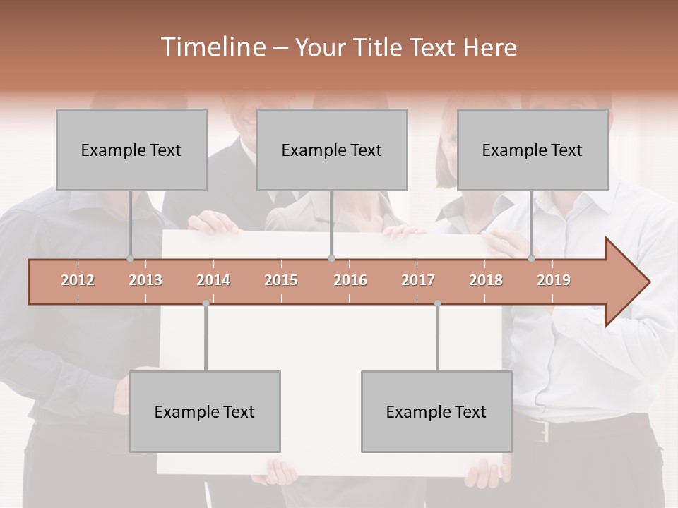 Banner Work Placard PowerPoint Template
