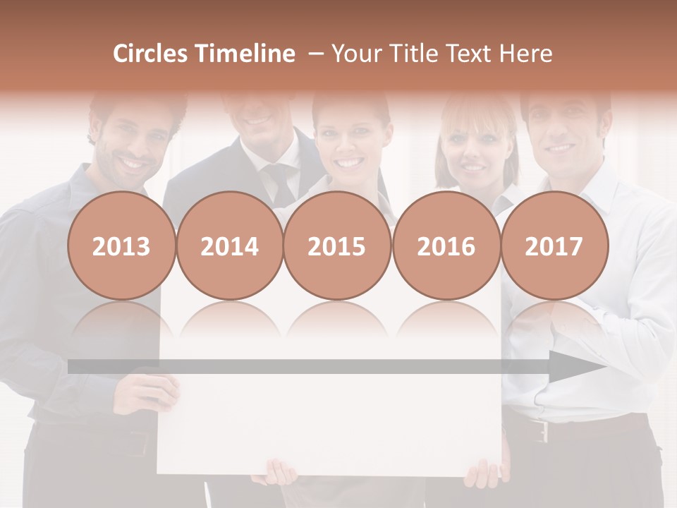 Banner Work Placard PowerPoint Template