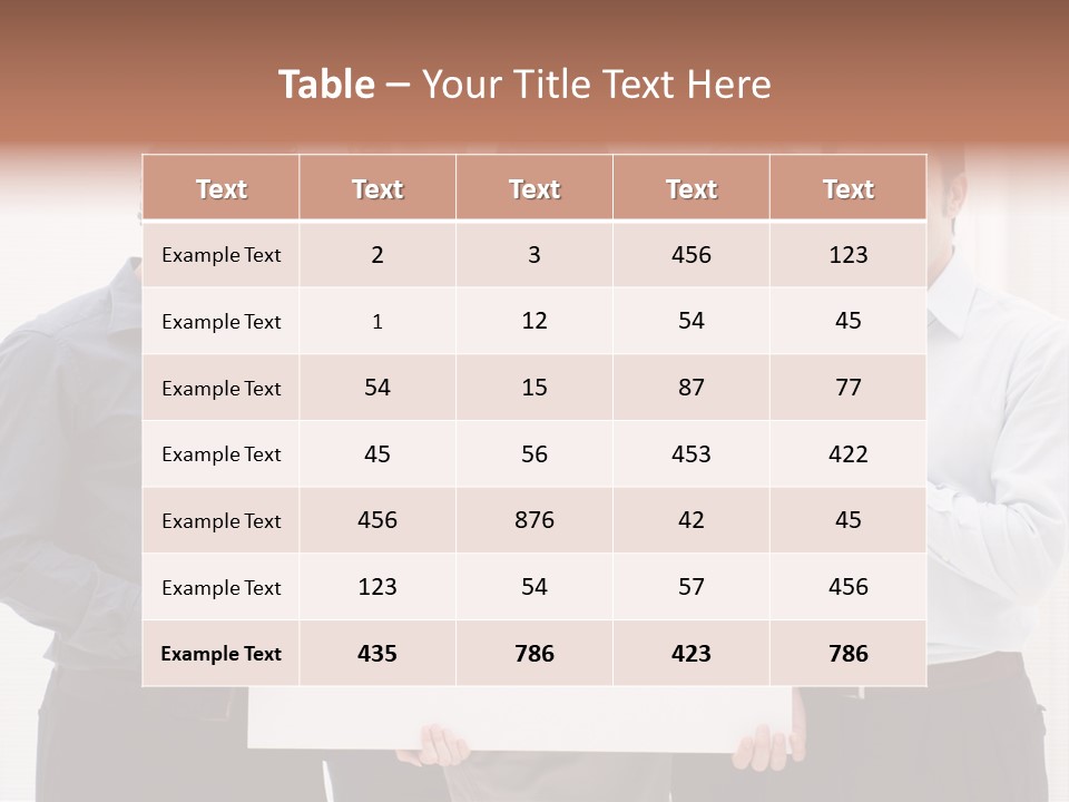 Banner Work Placard PowerPoint Template