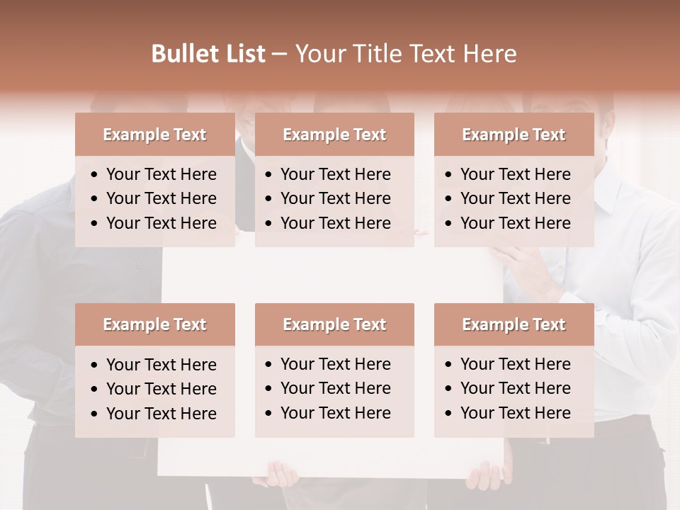 Banner Work Placard PowerPoint Template