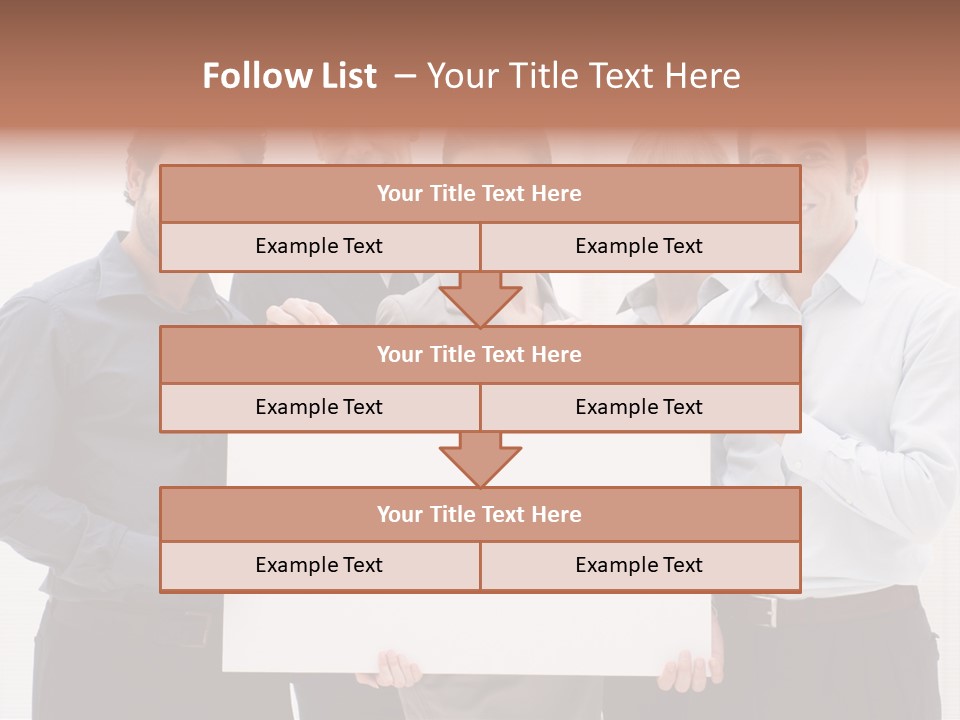 Banner Work Placard PowerPoint Template