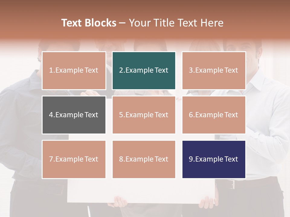 Banner Work Placard PowerPoint Template